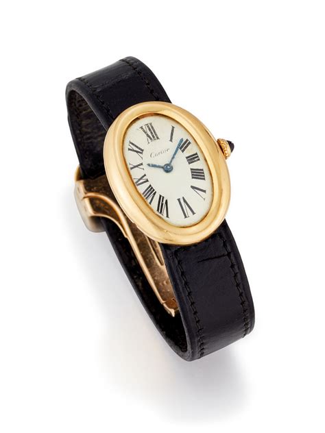 montre cartier femme ovale|cartier or et acier.